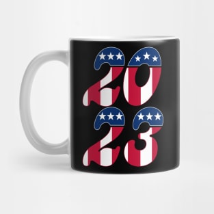 New Years 2023 70s Disco American Rocker Vibes Mug